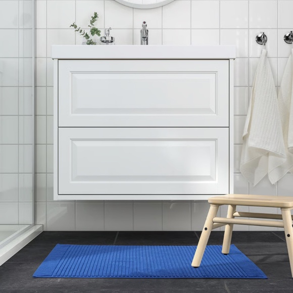 IKEA ALSTERN Bath Mat, Bright Blue, 20"x31" (505.799.89) NEW - Picture 3 of 4